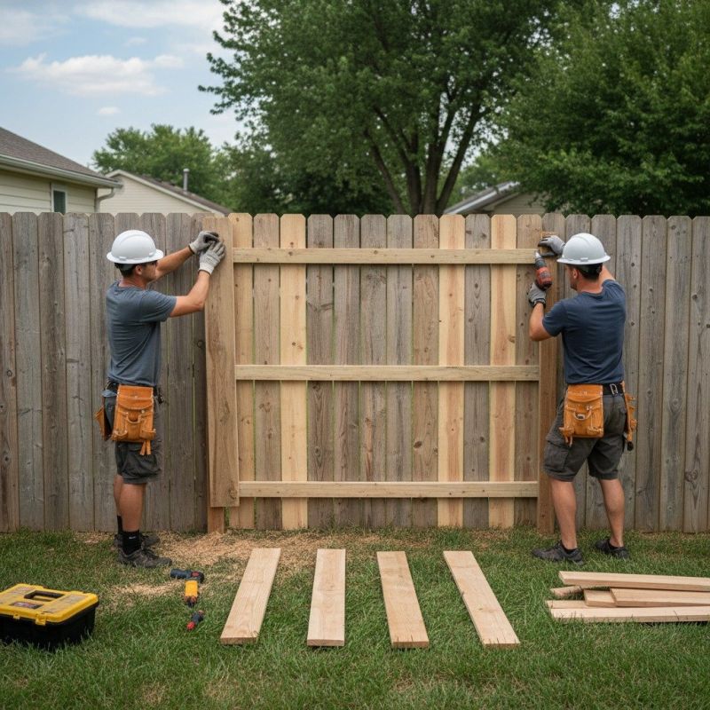 Wood Fence Repair Service