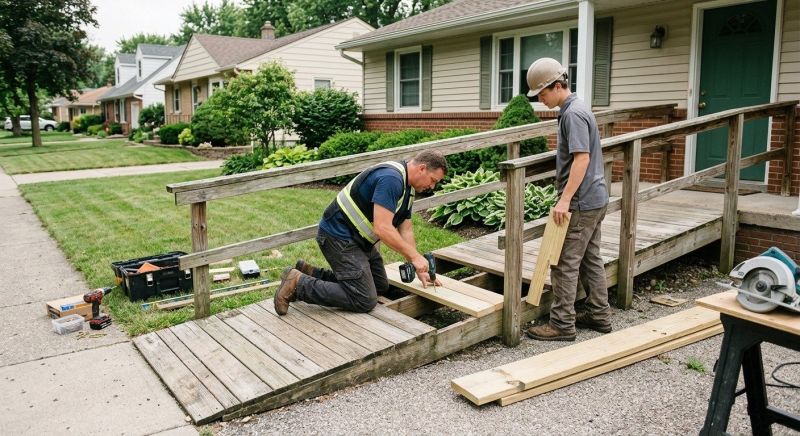 Home Ramp Installation in Conroe, TX